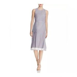 Boss Gray A-Line Halter Midi Dress